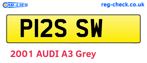 P12SSW are the vehicle registration plates.