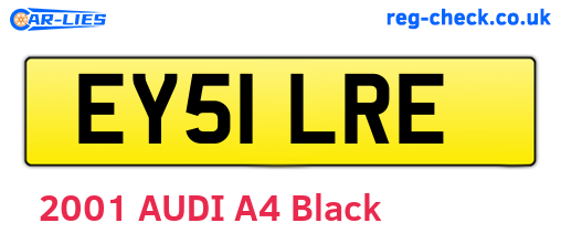 EY51LRE are the vehicle registration plates.