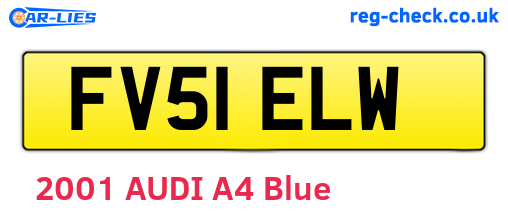 FV51ELW are the vehicle registration plates.