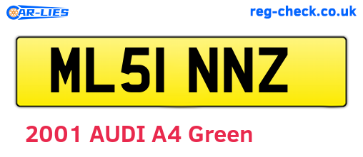 ML51NNZ are the vehicle registration plates.