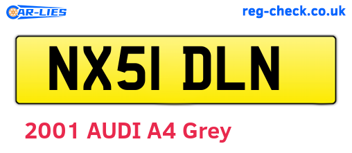 NX51DLN are the vehicle registration plates.