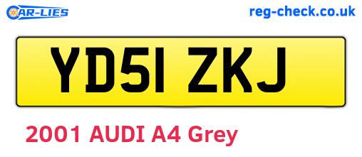 YD51ZKJ are the vehicle registration plates.