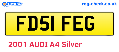 FD51FEG are the vehicle registration plates.