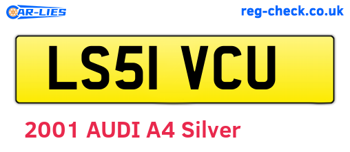 LS51VCU are the vehicle registration plates.