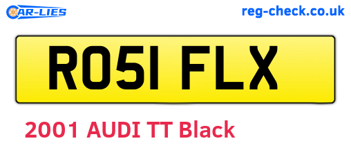 RO51FLX are the vehicle registration plates.