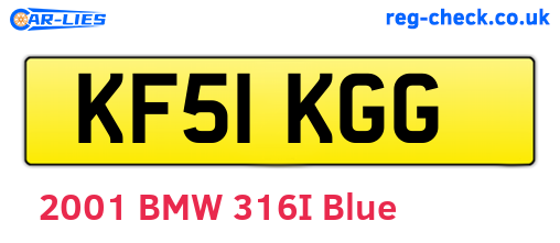 KF51KGG are the vehicle registration plates.