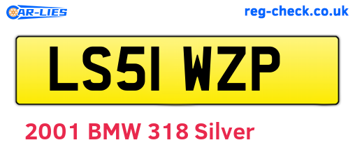 LS51WZP are the vehicle registration plates.