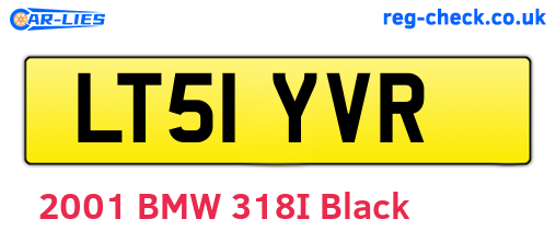 LT51YVR are the vehicle registration plates.