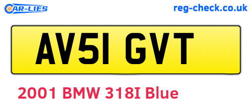 AV51GVT are the vehicle registration plates.