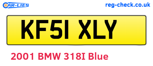 KF51XLY are the vehicle registration plates.