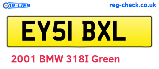 EY51BXL are the vehicle registration plates.
