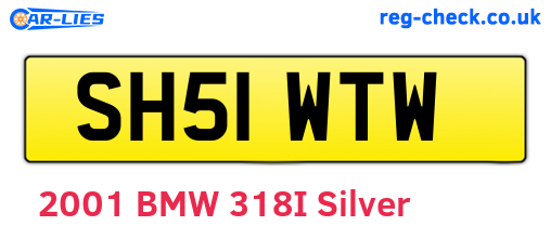 SH51WTW are the vehicle registration plates.