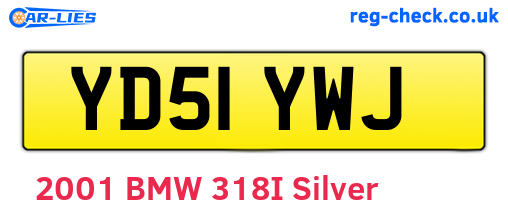 YD51YWJ are the vehicle registration plates.