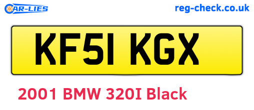 KF51KGX are the vehicle registration plates.