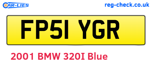 FP51YGR are the vehicle registration plates.