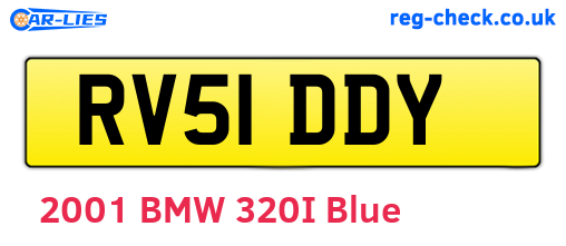 RV51DDY are the vehicle registration plates.