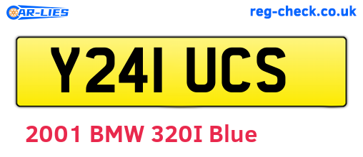 Y241UCS are the vehicle registration plates.