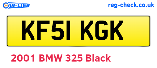 KF51KGK are the vehicle registration plates.