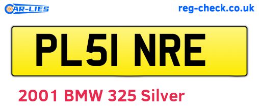 PL51NRE are the vehicle registration plates.