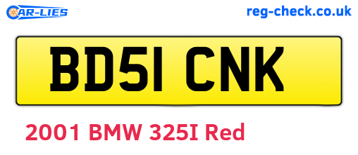 BD51CNK are the vehicle registration plates.