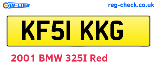 KF51KKG are the vehicle registration plates.