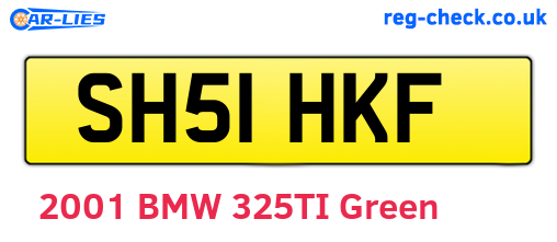 SH51HKF are the vehicle registration plates.
