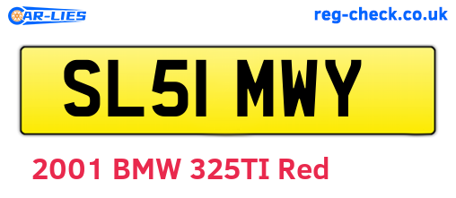 SL51MWY are the vehicle registration plates.
