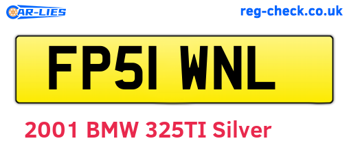 FP51WNL are the vehicle registration plates.