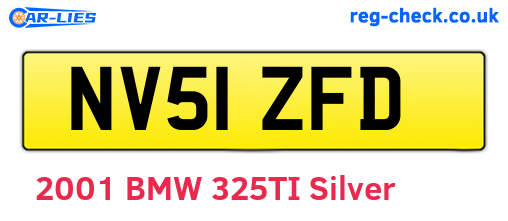 NV51ZFD are the vehicle registration plates.