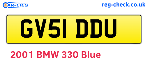 GV51DDU are the vehicle registration plates.