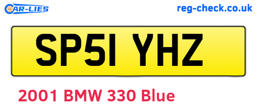 SP51YHZ are the vehicle registration plates.