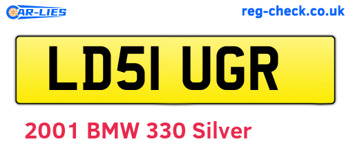 LD51UGR are the vehicle registration plates.