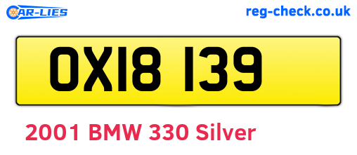 OXI8139 are the vehicle registration plates.