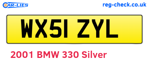 WX51ZYL are the vehicle registration plates.