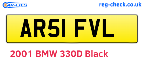 AR51FVL are the vehicle registration plates.