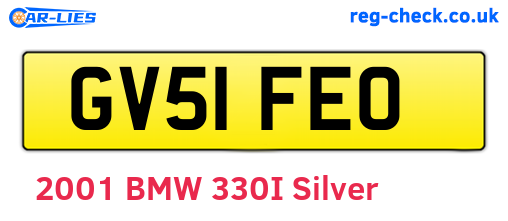 GV51FEO are the vehicle registration plates.