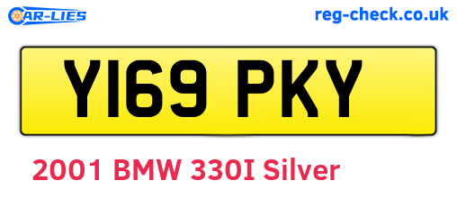 Y169PKY are the vehicle registration plates.