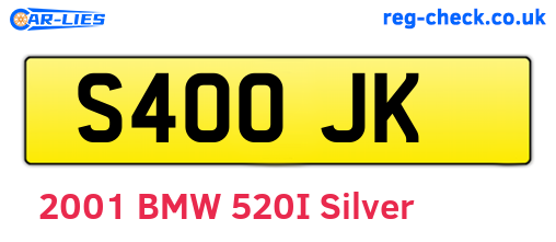 S40OJK are the vehicle registration plates.