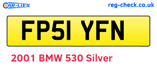 FP51YFN are the vehicle registration plates.