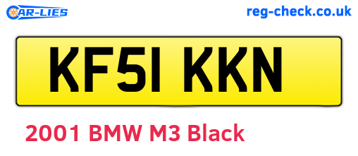 KF51KKN are the vehicle registration plates.