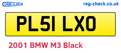 PL51LXO are the vehicle registration plates.