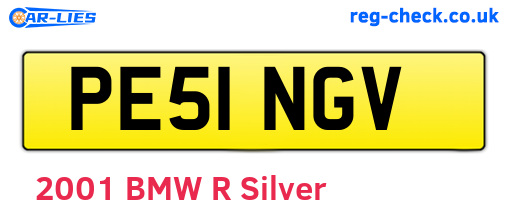 PE51NGV are the vehicle registration plates.