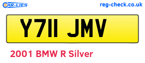 Y711JMV are the vehicle registration plates.