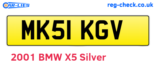 MK51KGV are the vehicle registration plates.