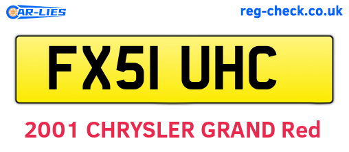 FX51UHC are the vehicle registration plates.