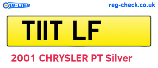 T11TLF are the vehicle registration plates.