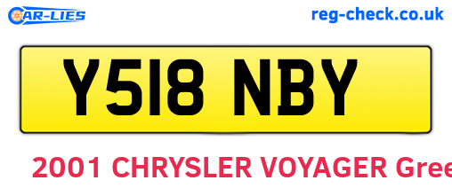 Y518NBY are the vehicle registration plates.
