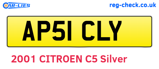 AP51CLY are the vehicle registration plates.