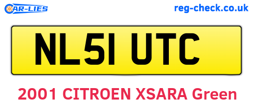 NL51UTC are the vehicle registration plates.