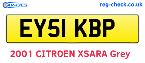 EY51KBP are the vehicle registration plates.